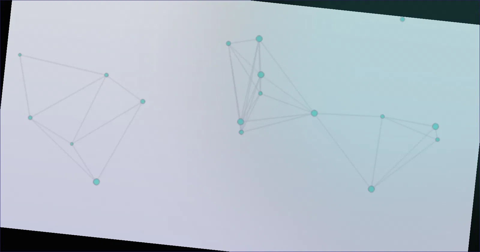 Network paths connecting players to a game server